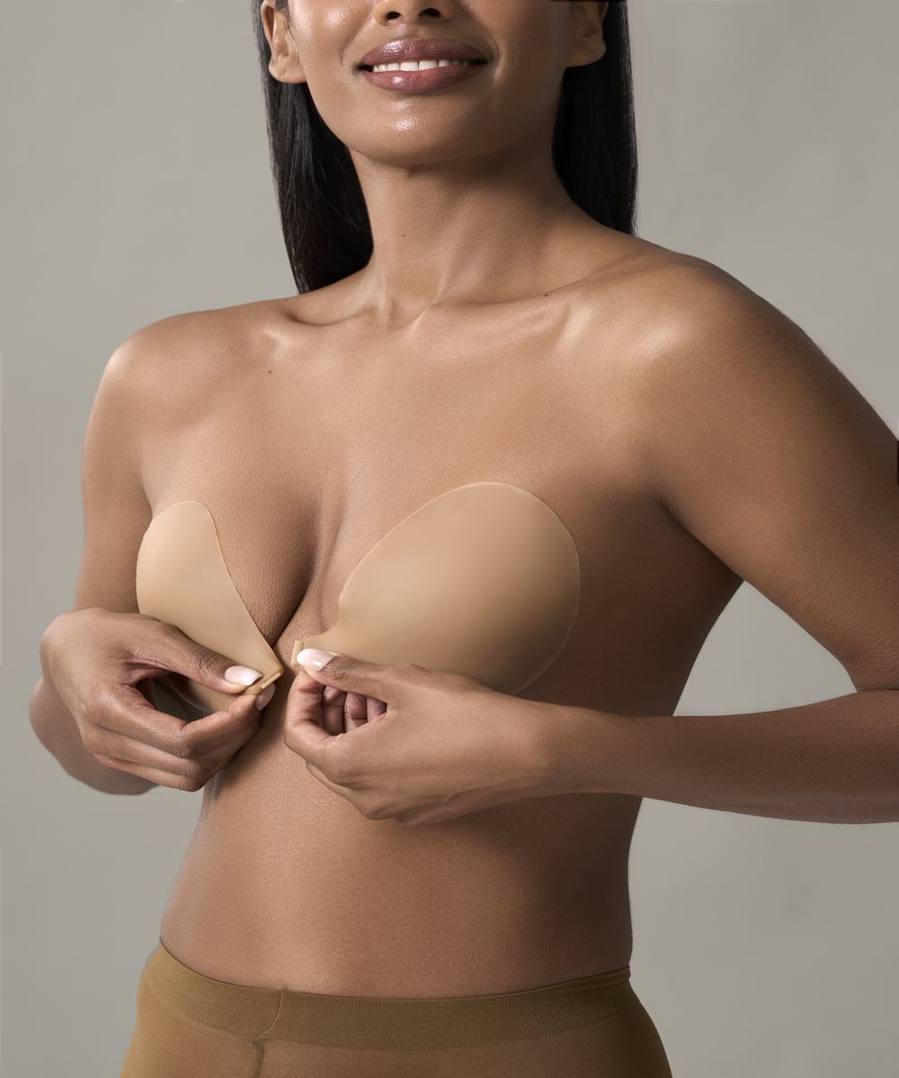 Buy Kiss & Tell 2 Pack Lifting and Push Up Nubra Stick On Bra in Nude  Online
