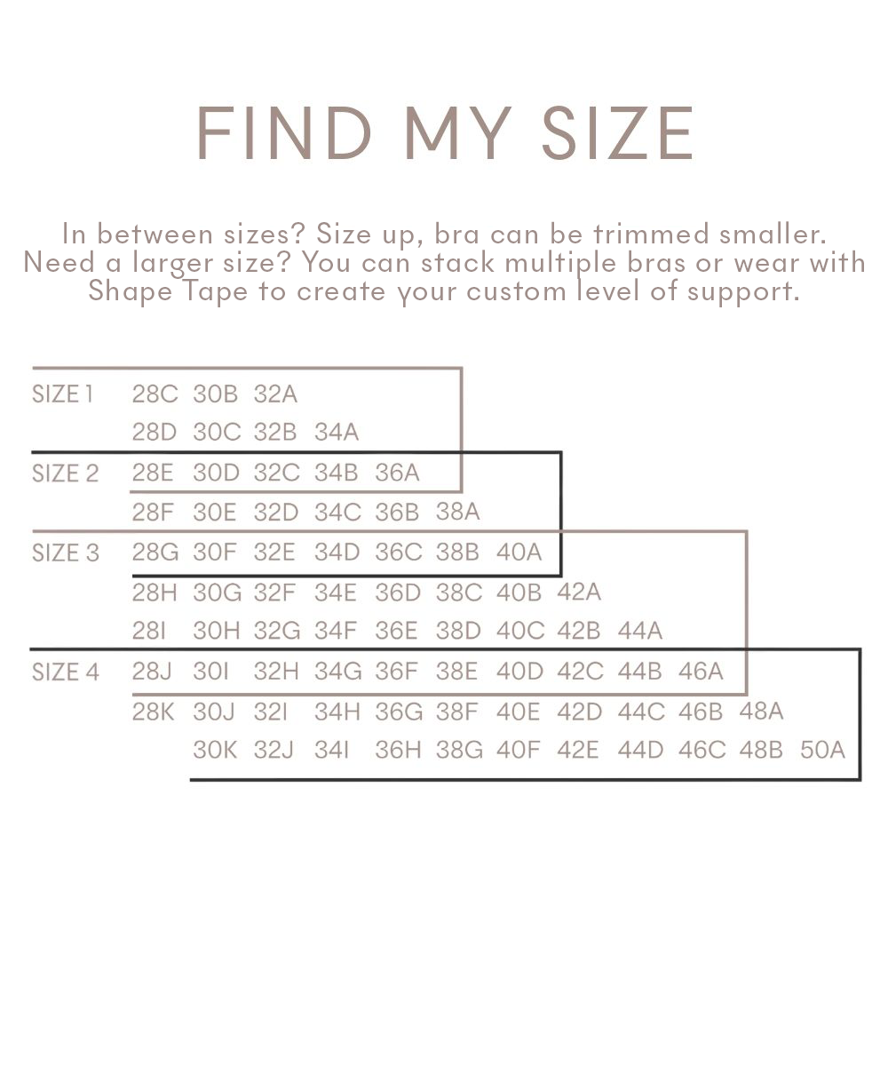 Average Size Figure Types in 30G Bra Size E Cup Sizes Black Three